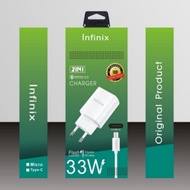 Original Infinix Fast Charging 33W Micro and type C Charger