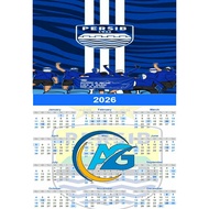 PERSIB 2026 Calendar A3 size wall calendar