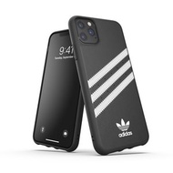 adidas - Originals iPhone 11 Pro Max PU 保護殼 手機殼 手機套 - 黑底白間