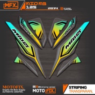 UV TRANSPARENT STRIPING MIO M3 125 IP27 YAMAHA M3/Z/S 125 CLEAR MATERIAL STICKER MIO 125 2014
