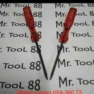 360 T5 TRANSPARENT SINGLE SCREWDRIVER FOR BB/NOKIA/sony