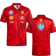 Newest F1 Racing Suit +  Ferrari Racing F1 Team jersey + Summer Men&Women  Polo Shirt