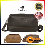 POLO LOUIE ORIGINAL 2 IN 1 CLUTCH + SLING BAG MEN WOMEN BAG BEG LELAKI PEREMPUAN HAND BAG BEG TANGGA