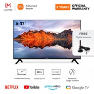 (Official) Xiaomi TV A 32 Inch Google TV DVB-T2/C Voice Control 1.5GB RAM 8GB ROM 5G WIFI Bluetooth HD Smart TV Television Google Youtube Chromecast
