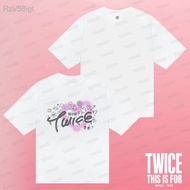 ❤️ KPOP TWICE THIS IS FOR WORLD TOUR 2025 Merch Cotton T-shirt Men and Women TWICE Printed Short Sle