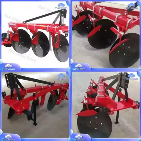 3 Disc Plough for Tractors for Agricultural Farming Machinery Mounted Disc Plow Farm Equipment Tract