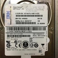 IBM / Toshiba 2.5吋 硬碟 SAS 6Gbps 300GB RPM 10K 伺服器用