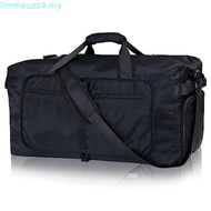 Fmeida 65L Duffle Bag with Shoes Compartment, Foldable Travel Duffel Bags for Men Women, Large Packa