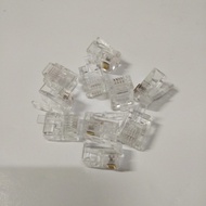 harga 10 pcs rg 11 Connector konektor Rj 11 RG 11 telepon
