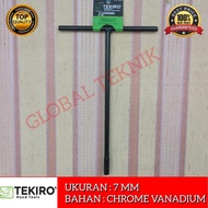 Tekiro 7mm T-Socket Wrench Black T-Socket Wrench 7mm T-Type Wrench Black T-Socket Wrench