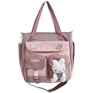 K583 Cute Style Korean Fashion Tote Bag Korean handbag crossbody bag student bag beach bag travel