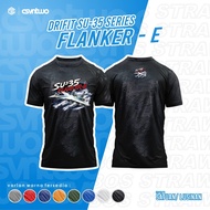 Dryfit Series Fighter Plane 3 SU-35 SU-57 MIG-31 B-2 SPIRIT T-Shirt