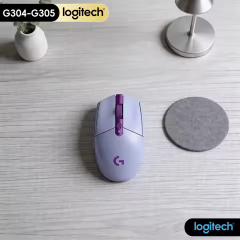 Logitech G304 Wireless Mouse 12000 DPI HERO Sensor LIGHTSPEED 1Ms 9-Month Battery Responsive Design 