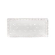 Ceramic Lace Rectangular Tray 30cm Anna Kim Saint James serving plate