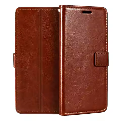 Case For Nokia 105 2019 Wallet Premium PU Leather Magnetic Flip Case Cover With Card Holder And Kick
