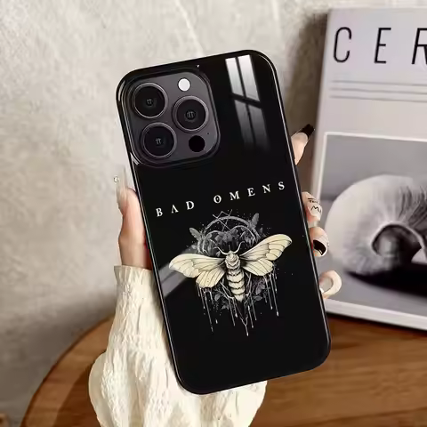 B-Bad O-Omens N-Noah Phone Case MagSafe Magnetic Wireless Charger Funda For iPhone 16 15 14 13 12 11