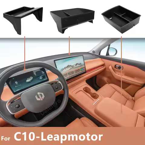 For Leapmotor C10 2024 2025 2026 Armrest Storage Box Dashboard Sun Shade Storage Box Leapmotor C10 S