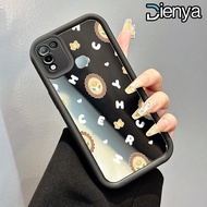 DIENYA Casing Hp Untuk Infinix Hot 11 Play Hot 10 Play Hot 9 Play Hot 10 Case Casing pola Bunga Kasi
