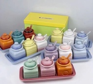 Le creuset酷彩 全新調味罐三件套