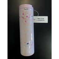Tumbler Starbucks Paul and Joe Cat Pink Stainless steel 16oz
