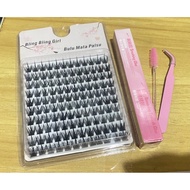 MATA Eyelash extensions trilogy thick/ douyin eyelash/ free glue brush tweezers