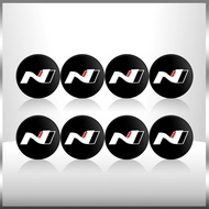 4pcs 56mm N LINE Badge Logo Car Wheel sticker Nline Badge Emblem Sticker Car Styling for Hyundai Dec