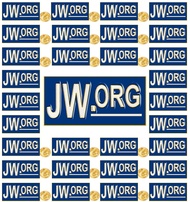 small Rectangular blue JW.ORG pins for Suit jacket Enamel JW.org lapel pin for men women Jehovah's W