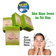HIJAU Collagen Soap 701 Green Acne Soap for Acne BPOM