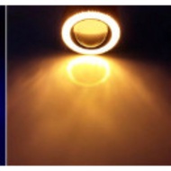 Projector Fog Lamp Sport Light 3.0 Inch Drl Lamp Angel Eyes Halo Ring Car Angle Eyes Universal Led 2