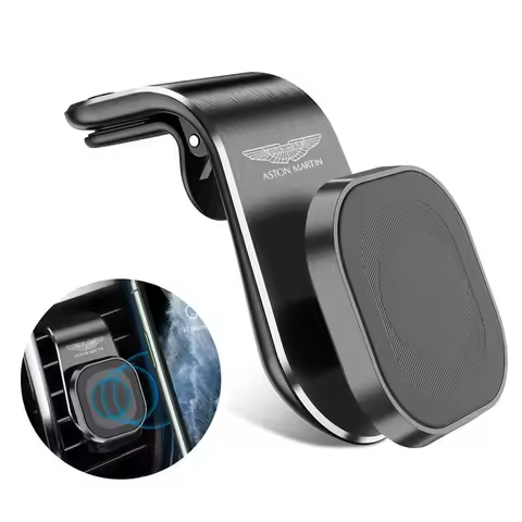 Magnetic Car Air Vent GPS Phone Mobile Holder GPS Emblem Stands For Aston Martin DBX DBS V8 V12 DB11