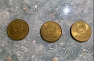 人民幣 五角 錢幣 3個 1991、1992、1994