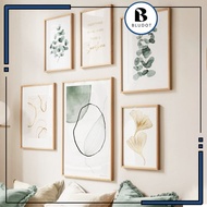 Photo Frame SOLID QUALITY Wooden Frame Wall Picture Frame Bingkai Foto Bingkai Gambar Frame Hook