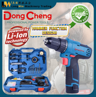 Dong Cheng DCJZ1202I 12V Cordless Hammer Driver Drill with Full Set Accessories