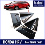 HONDA HRV DOOR HANDLE COVER CARBON FIBER ABS ACCESSORIES DOOR PROTECTOR  2014 2015 2016 2017 2018 20