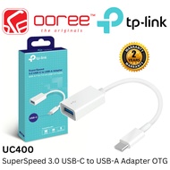 TP-LINK UC400 SUPERSPEED 3.0 USB-C TO USB-A ADAPTER CONVERTER OTG, UNIVERSAL COMPATIBILITY AND PLUG 