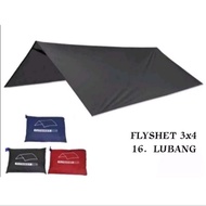 Flysheet Size 2x3 3x3 3x4 4x6 Waterproof with Warranty