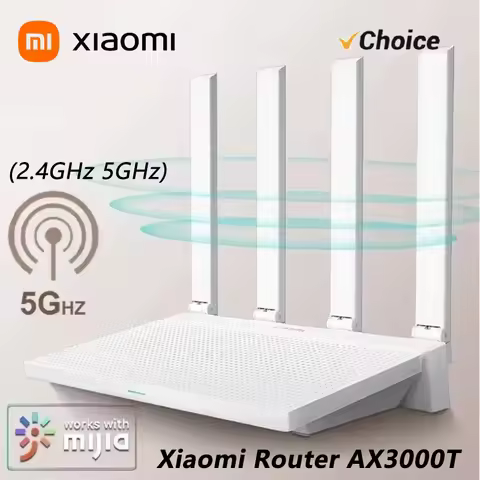 Xiaomi AX3000T Router 5GHz 160MHz Broadband 1.3GHz Processor High Speed NFC Connection For Home Offi