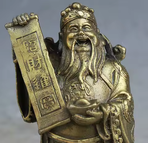 Dragons Robe Fortune Mammon Money Wealth God Yuan Bao RuYi