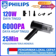 PHILIPS Vacuum Cleaner Portable 2 in 1 Alat Penyedot Debu Mobil Tanpa Kabel Vacuum Cleaner Mobil