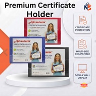 A4 Certificate Holder Diploma Frame Transparent Cover Award Citation Recognition Document DisplayPH