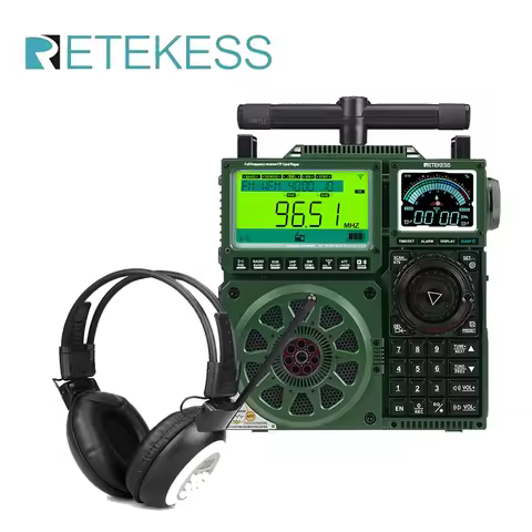 Retekess TR113 Portable Radio Flagship Fever Receiver Full Band Ham Radio Receiver TR101 Wireless FM
