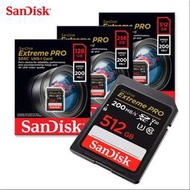SanDisk Extreme Pro 128G 256G 512G SDXC 高速 相機 記憶卡 200MB/s 大卡
