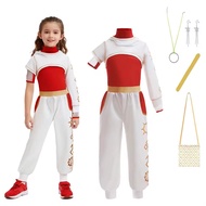 Christmas Zombie High School 4 Girls' cosplay Costume three-piece set, children's clothing for movie