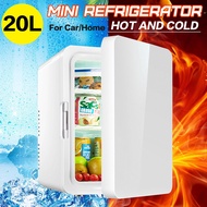 20L Mini Refrigerators Freezer Cooling Heating Box Fridge Cool Dual-Use Home Car Use Refrigerators Ultra Quiet Low Noise