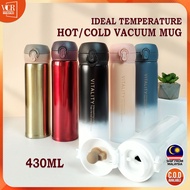 KakiJimat 304 Stainless Steel Thermos Flask 430ml Vacuum bottle Thermal Flask ThermosFlask 304 Botol