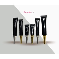 READY STOCK 10ml,18ml,30ml Facial Cleanser Cosmetics Soft Tube Black color w. silver & gold cap