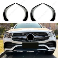 For Mercedes Benz GLC Front Bumper Spoiler Splitter Air Vent Fog Lamp Cover Grille Trim X253 C253 GL