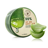 [the SAEM] Jeju Fresh Aloe Soothing Gel 10.1 fl. oz. (300ml) - 99% Aloe Vera, Hydrates & Dry, Itchy 