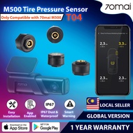 70mai TPMS M500 External Sensor T04 Tire Pressure Monitoring Sensor Bluetooth App Control