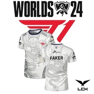T1 E-Sports Club Faker New Special Edition Jersey T-shirts League Of Legends T1 Trendy Limited T Shi